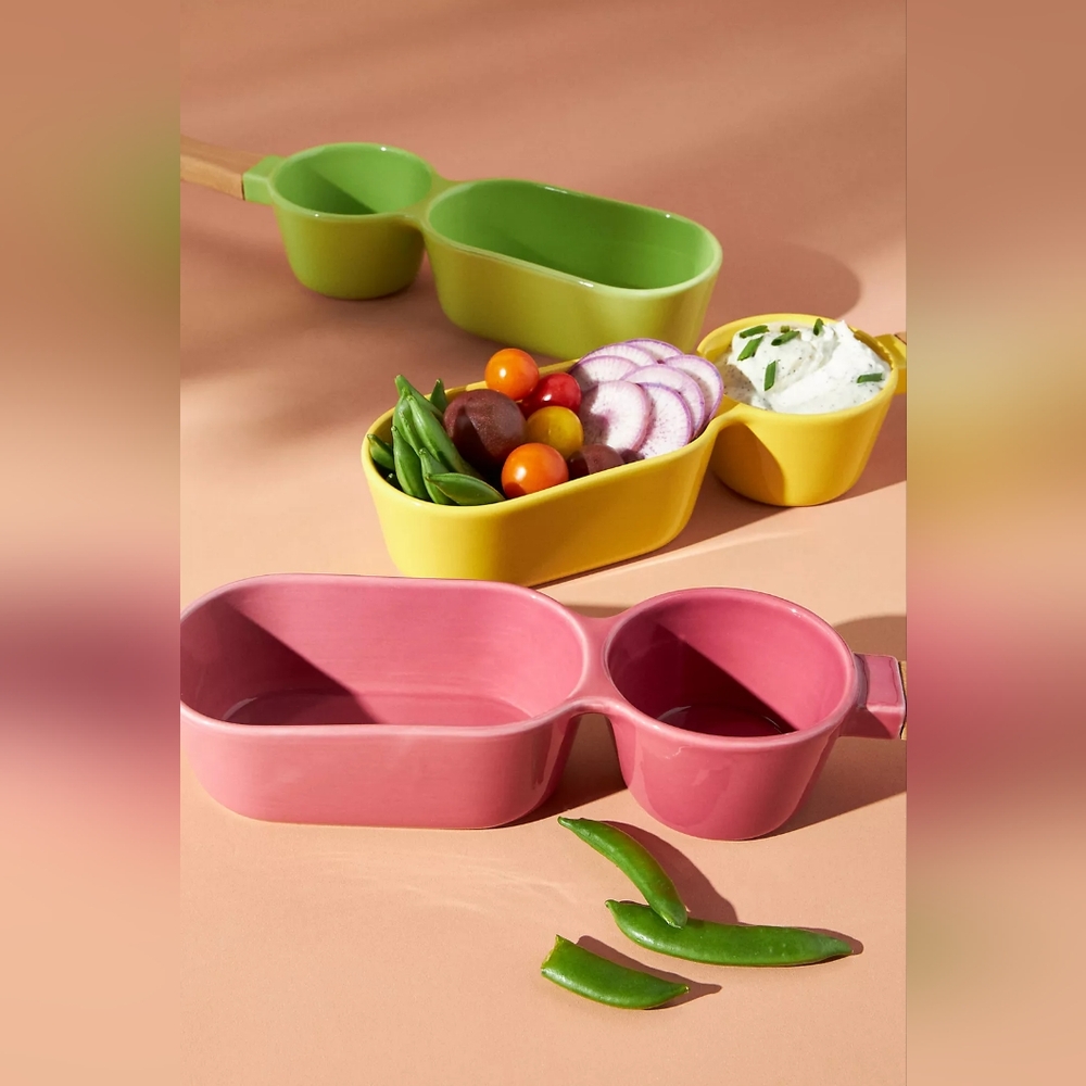 Anthropologie Chip And Dip Holder